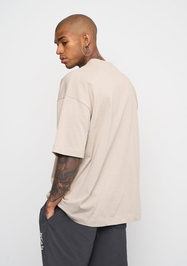 Multiply Spparel Oversize T-Shirt GRIND Vintage Khaki