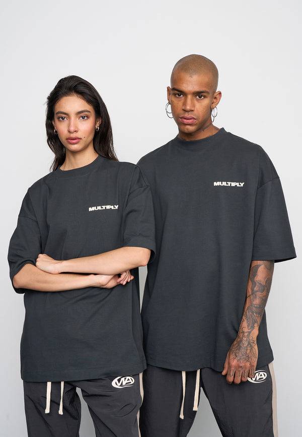Multiply Spparel Oversize T-Shirt MULTIPLY Black Soda Washed