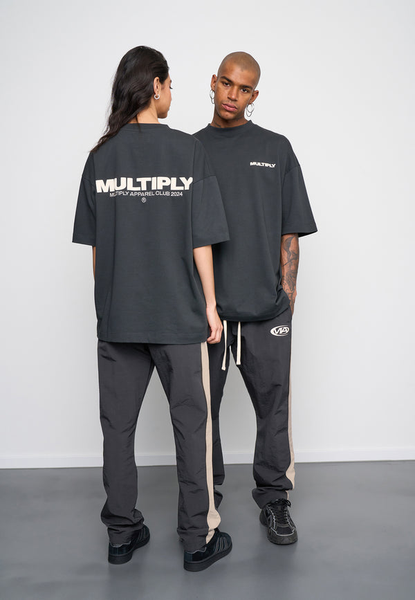 Multiply Spparel Oversize T-Shirt MULTIPLY Black Soda Washed