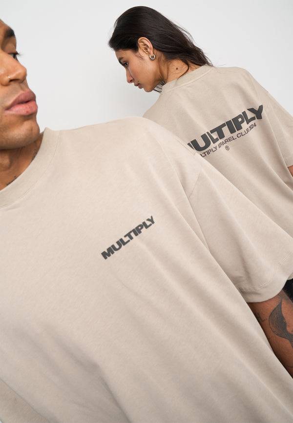 Multiply Spparel Oversize T-Shirt MULTIPLY Vintage Khaki