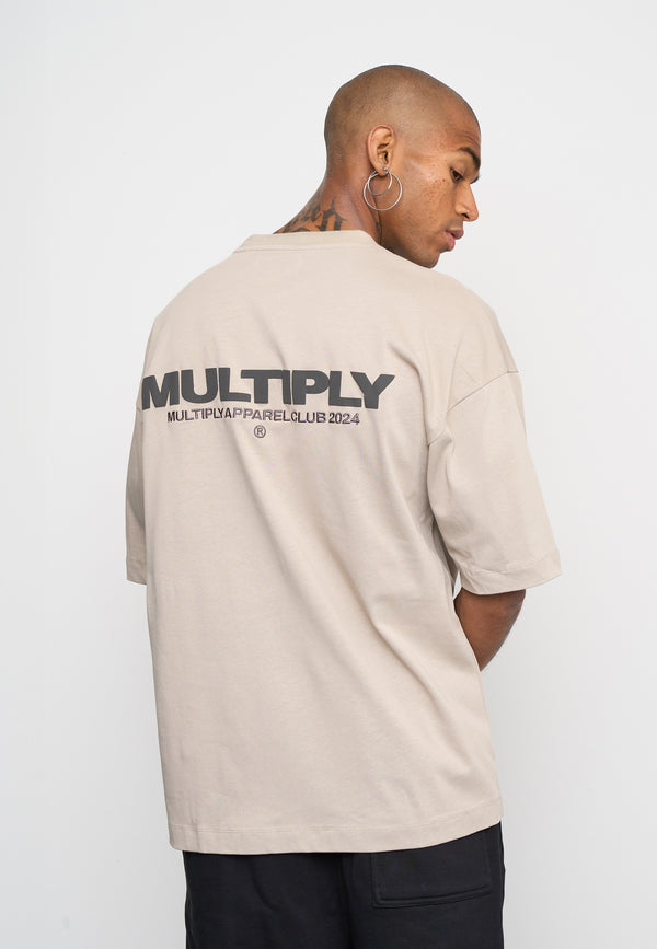 Multiply Spparel Oversize T-Shirt MULTIPLY Vintage Khaki