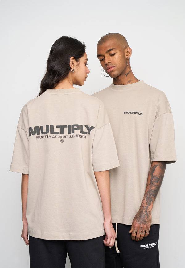 Multiply Spparel Oversize T-Shirt MULTIPLY Vintage Khaki