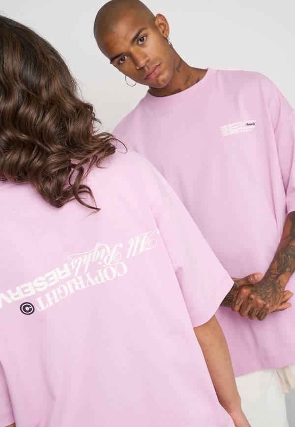 Multiply Spparel Oversize T-Shirt RESERVED Pink Lavender