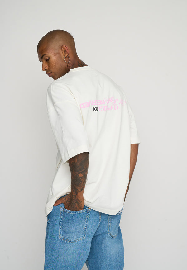 Multiply Spparel Oversize T-Shirt RESERVED Snow White