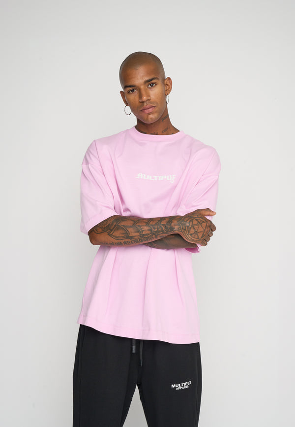 Multiply Spparel Oversize T-Shirt RESPECT Pink Lavender