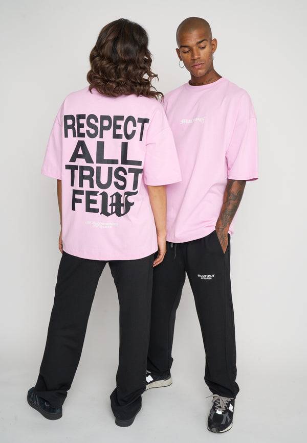Multiply Spparel Oversize T-Shirt RESPECT Pink Lavender