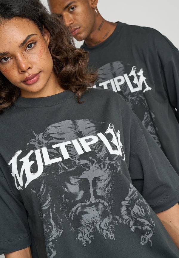 Multiply Spparel Oversize T-Shirt SACRED Black Soda