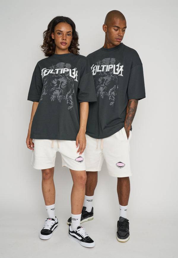 Multiply Spparel Oversize T-Shirt SACRED Black Soda