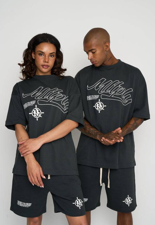 Multiply Spparel Oversize T-Shirt SECRECY Black Soda