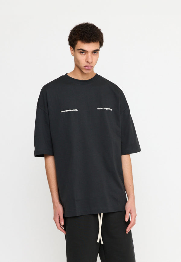 Multiply Spparel Oversize T-Shirt SLANDER Black Soda Washed