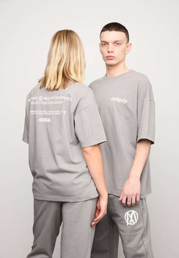 Multiply Spparel Oversize T-Shirt SUMMER HEAT Moon Mist