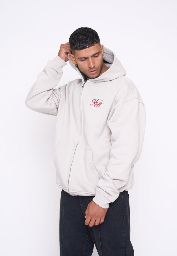 Multiply Spparel Oversize Zip Hoodie COMPETITION Dove
