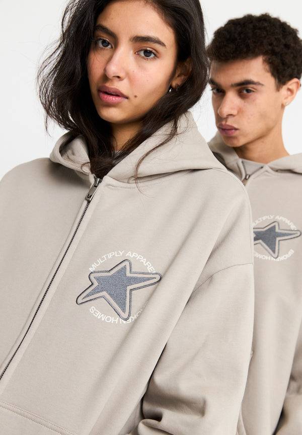 Multiply Spparel Oversize Zip Hoodie EMOTIONS String