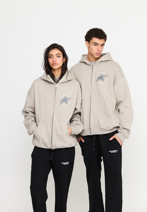 Multiply Spparel Oversize Zip Hoodie EMOTIONS String