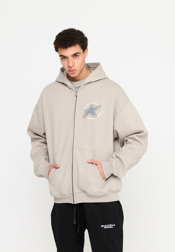 Multiply Spparel Oversize Zip Hoodie EMOTIONS String