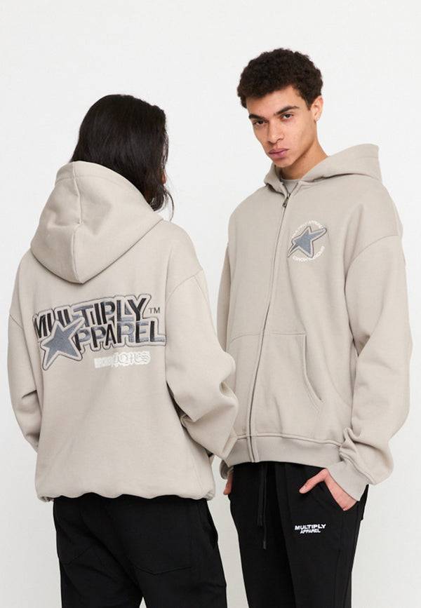 Multiply Spparel Oversize Zip Hoodie EMOTIONS String