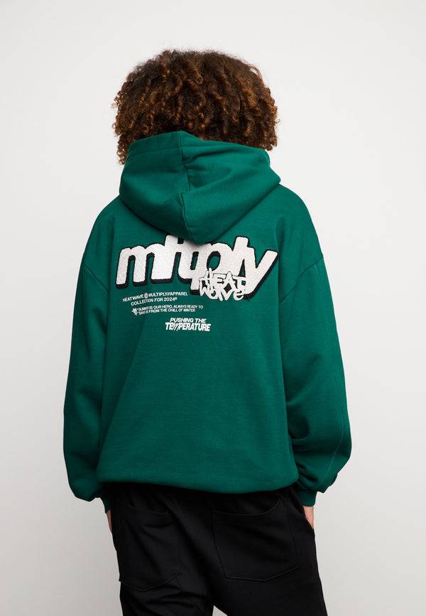 Multiply Spparel Oversize Zip Hoodie HEAT Botanical Garden