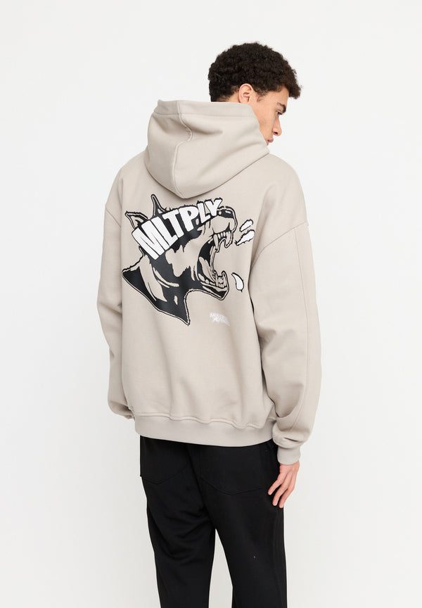Multiply Spparel Oversize Zip Hoodie MISSING String