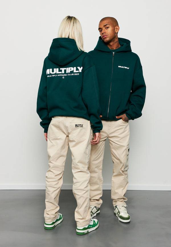 Multiply Spparel Oversize Zip Hoodie MULTIPLY Botanical Garden