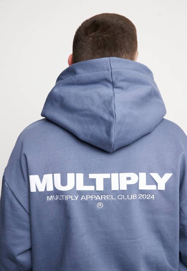Multiply Spparel Oversize Zip Hoodie MULTIPLY Coastal Fjord