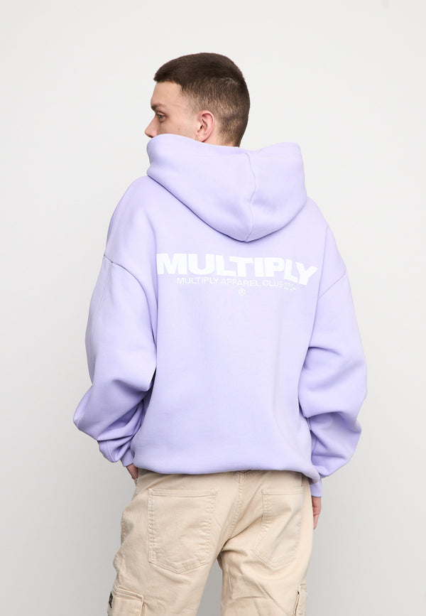 Multiply Spparel Oversize Zip Hoodie MULTIPLY Lavender