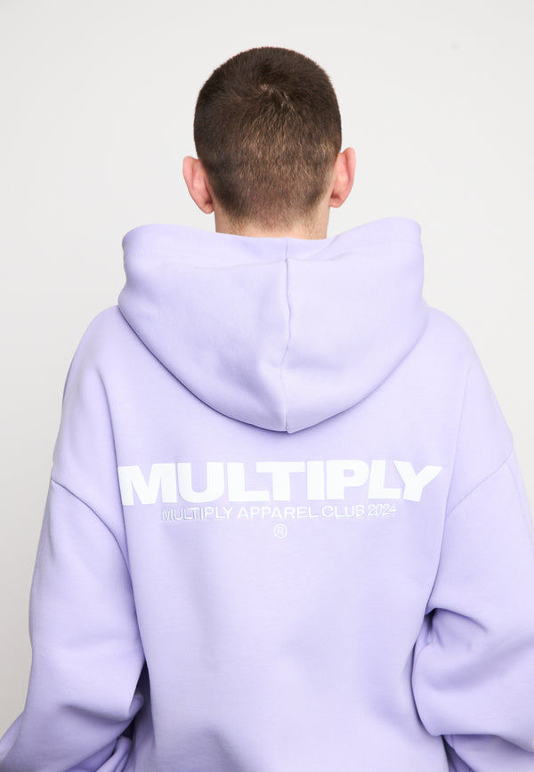 Multiply Spparel Oversize Zip Hoodie MULTIPLY Lavender