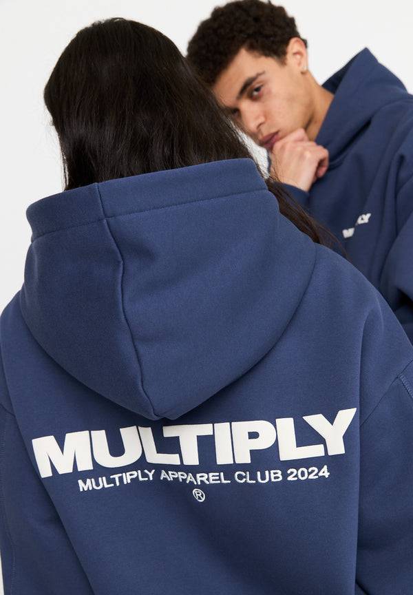 Multiply Spparel Oversize Zip Hoodie MULTIPLY Night Shadow