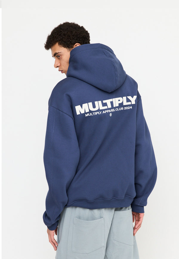 Multiply Spparel Oversize Zip Hoodie MULTIPLY Night Shadow