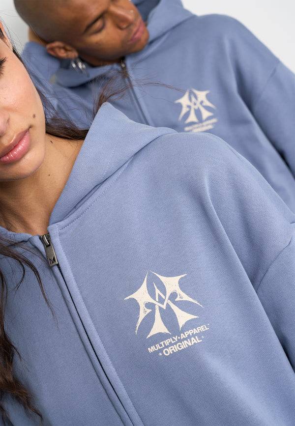 Multiply Spparel Oversize Zip Hoodie SKETCH Wild Wind