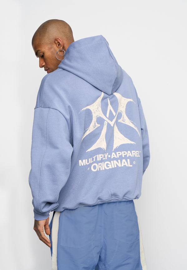 Multiply Spparel Oversize Zip Hoodie SKETCH Wild Wind