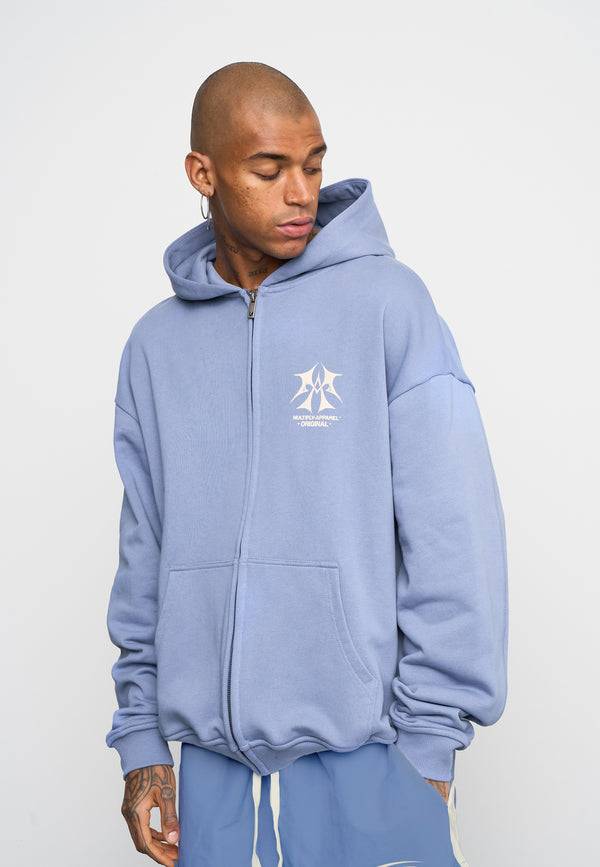 Multiply Spparel Oversize Zip Hoodie SKETCH Wild Wind
