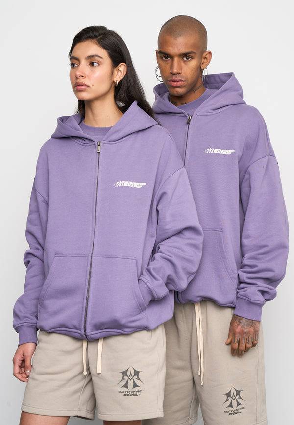 Multiply Spparel Oversize Zip Hoodie TEAMWORK Cadet