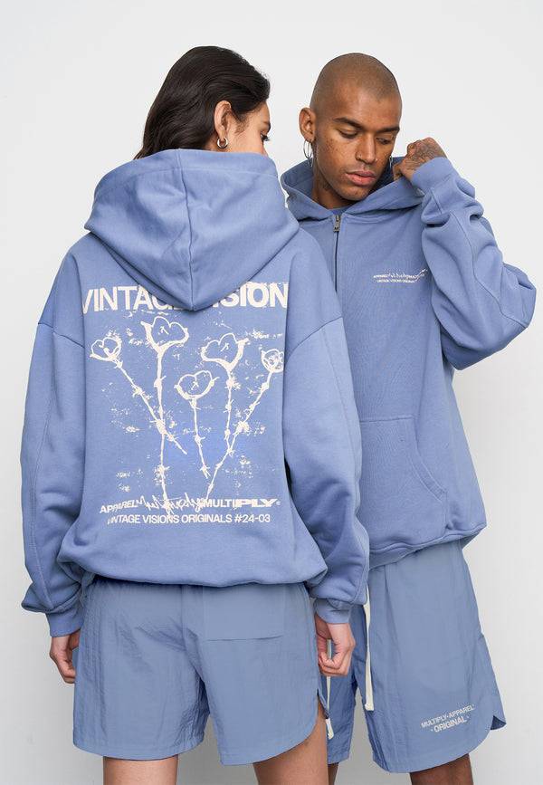 Multiply Spparel Oversize Zip Hoodie V VISIONS Wild Wind