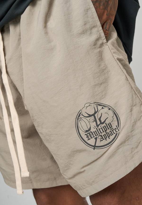 Multiply Spparel Woven Shorts ANTIQUE Vintage Khaki