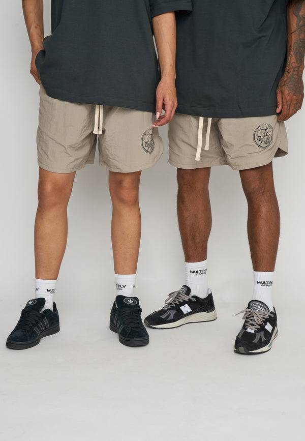 Multiply Spparel Woven Shorts ANTIQUE Vintage Khaki