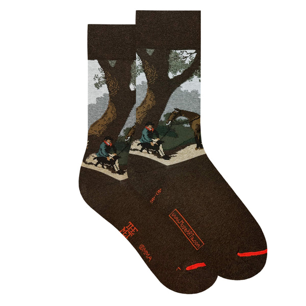 Musearta George Stubbs - Der Dritte Herzog Von Dorset Hunter Mit Einem Bräutigam Und Einem Hund