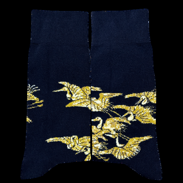 Musearta Embroidered Fukusa - Goldene Kraniche