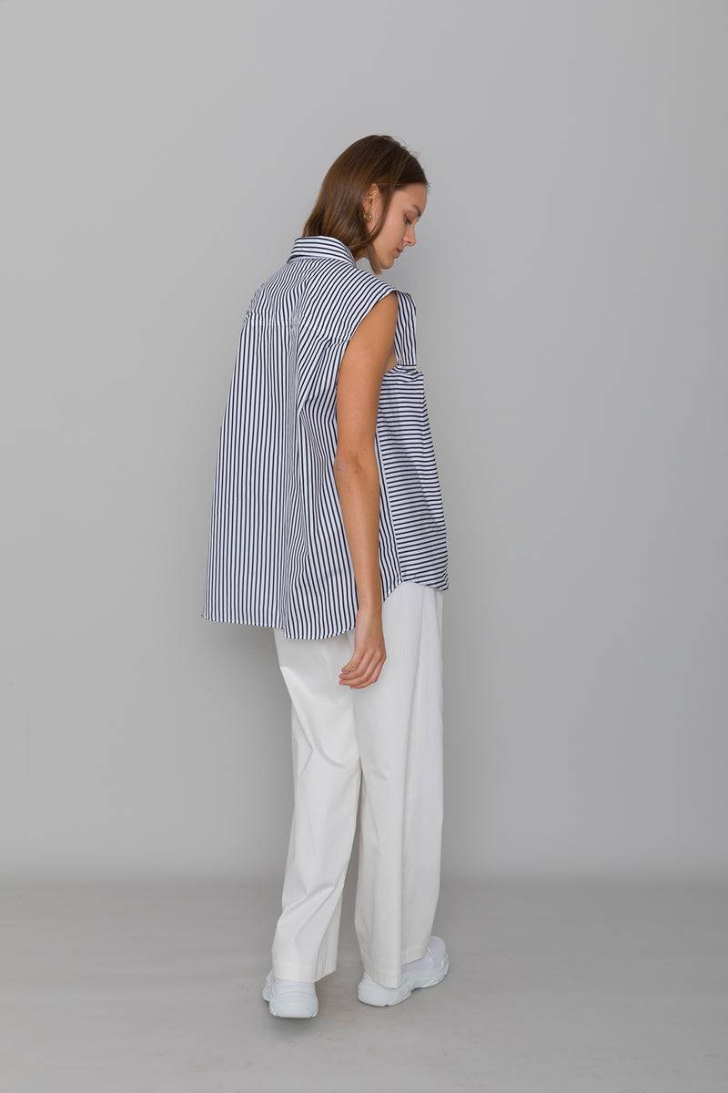 Mykke Hofmann Bluse Loraine Aus Bio-Baumwollpopeline