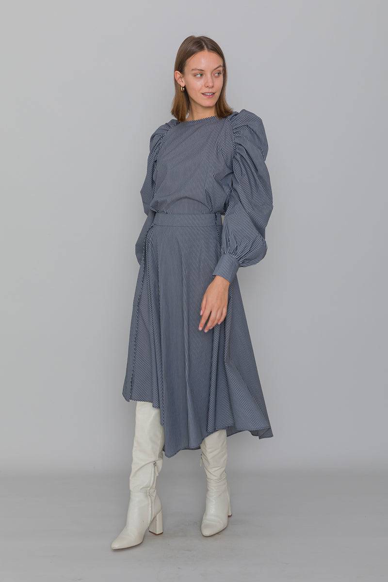 Mykke Hofmann Baumwollstreifenrock Reese