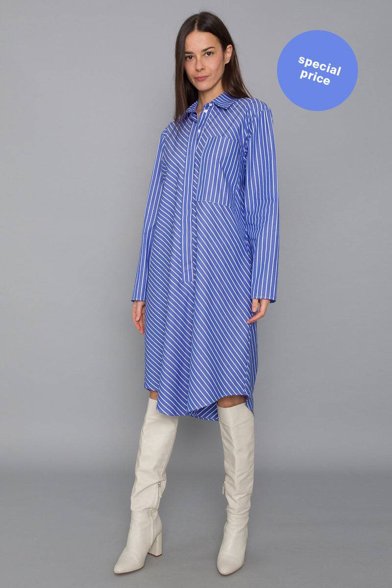 Mykke Hofmann Bio-Baumwoll-Popeline-Kleid Keila