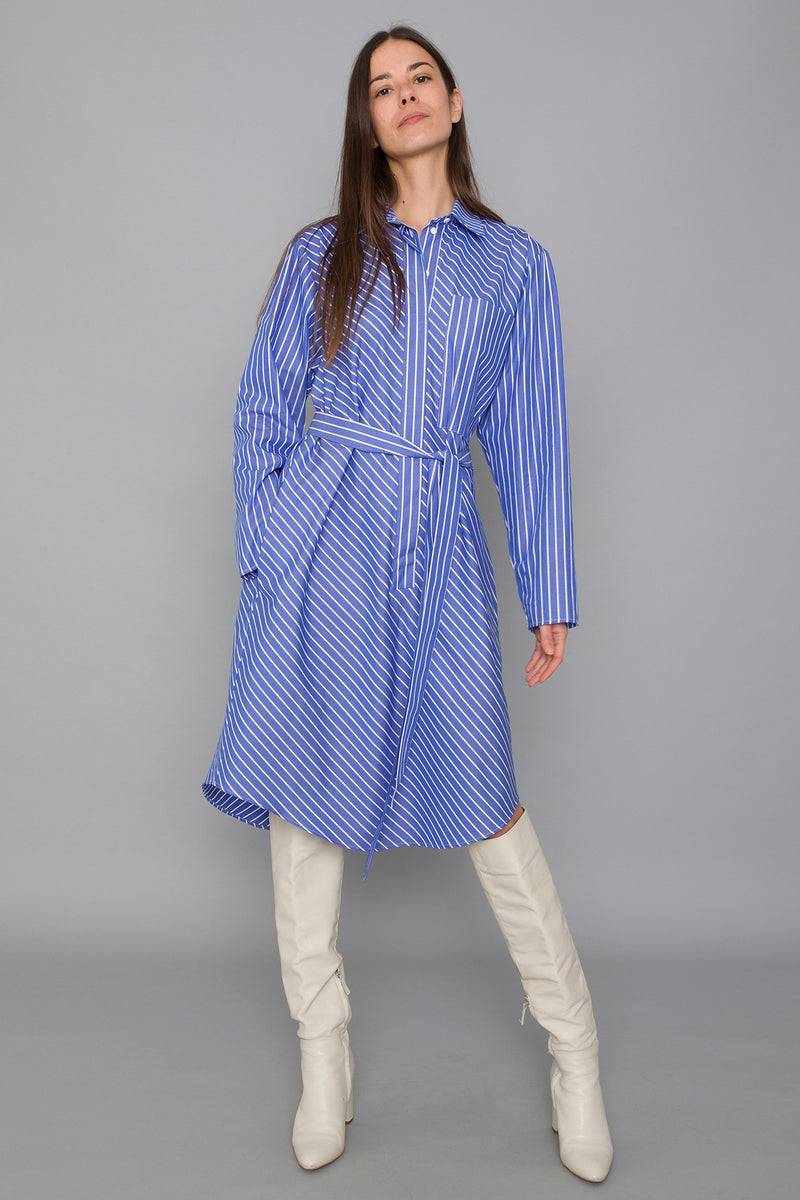 Mykke Hofmann Bio-Baumwoll-Popeline-Kleid Keila