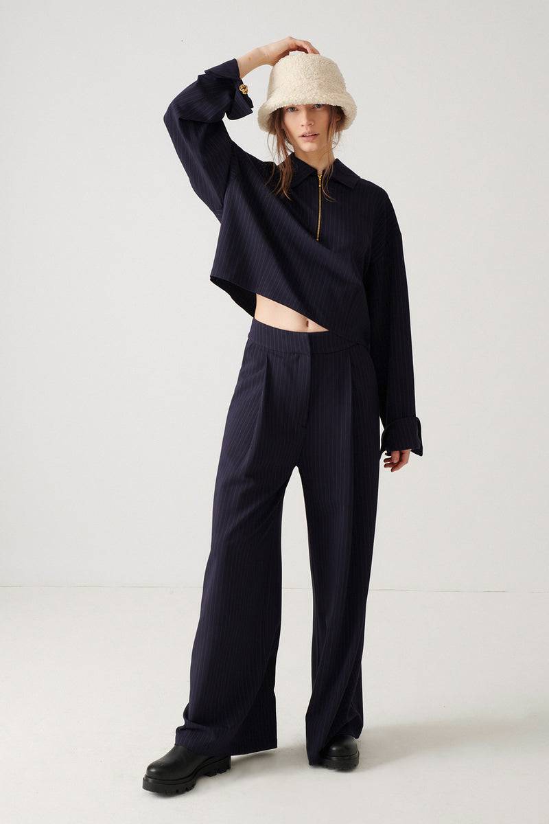 Mykke Hofmann Cool Wool Top Losa