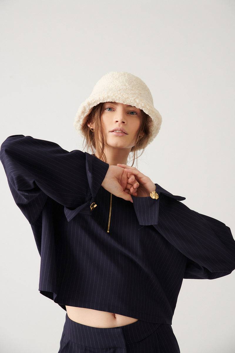 Mykke Hofmann Cool Wool Top Losa