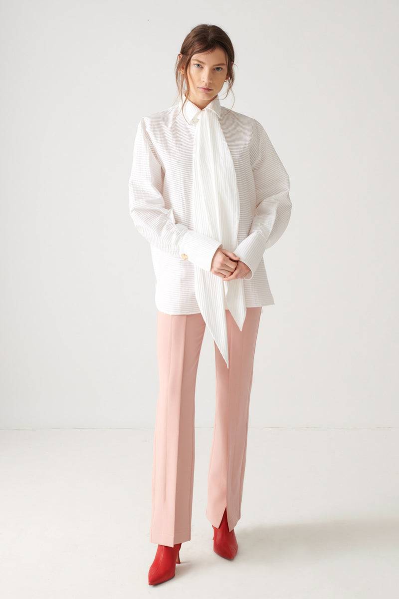 Mykke Hofmann Cotton Plissée Blouse Lylara