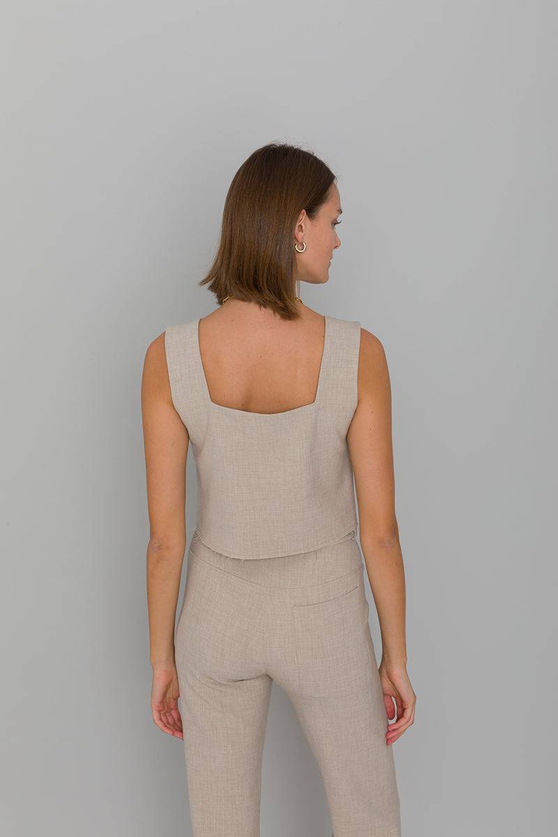 Mykke Hofmann Ecovero Crop-Top Tyra