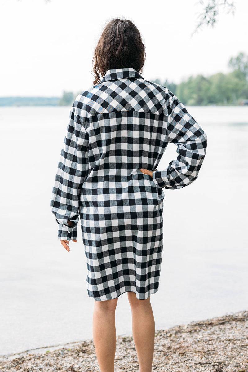 Mykke Hofmann Flanellkleid Aus Bio-Baumwolle Klore