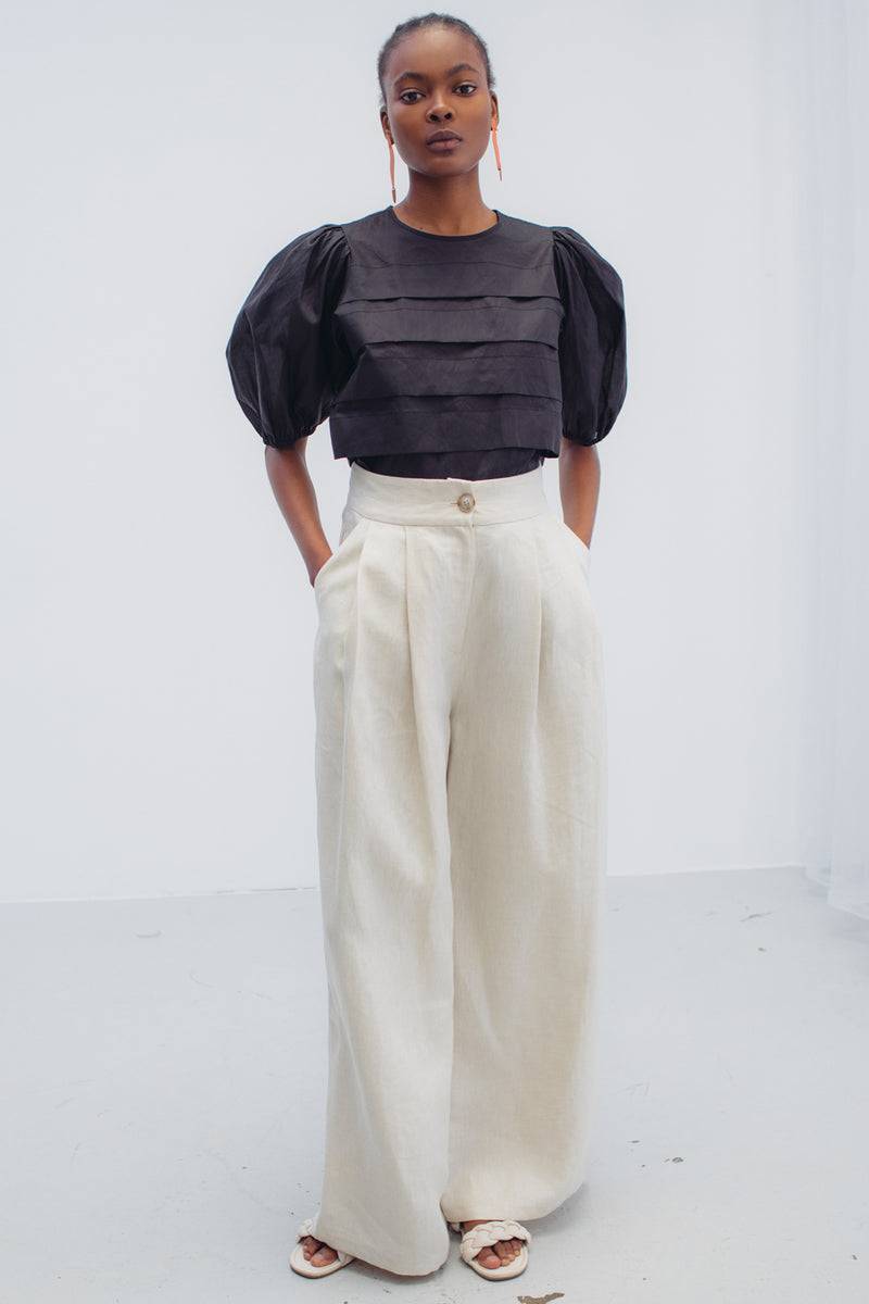 Mykke Hofmann Leinenhose Hero