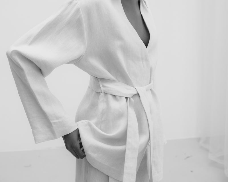 Mykke Hofmann Leinenjacke Lotta