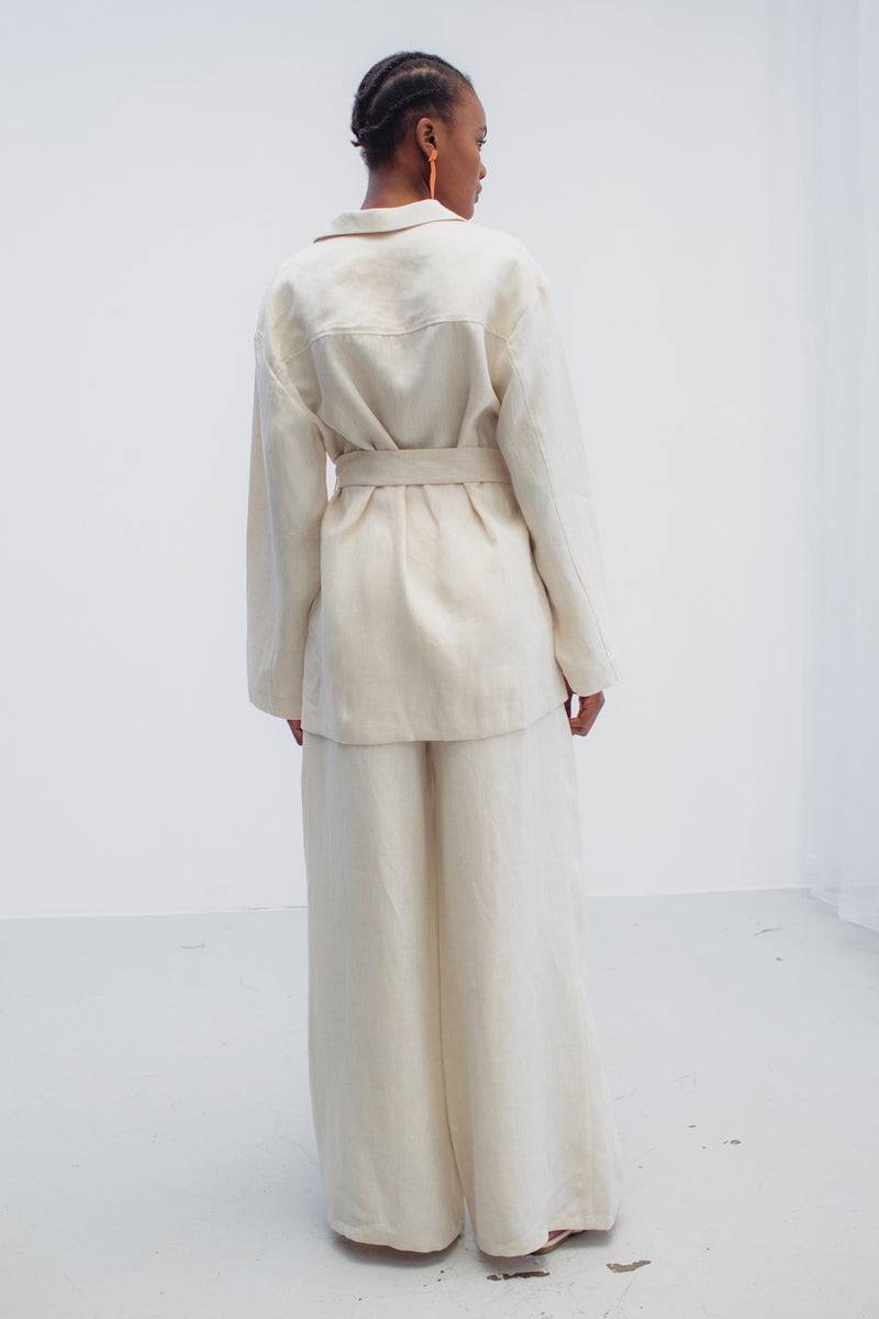 Mykke Hofmann Leinenjacke Lotta