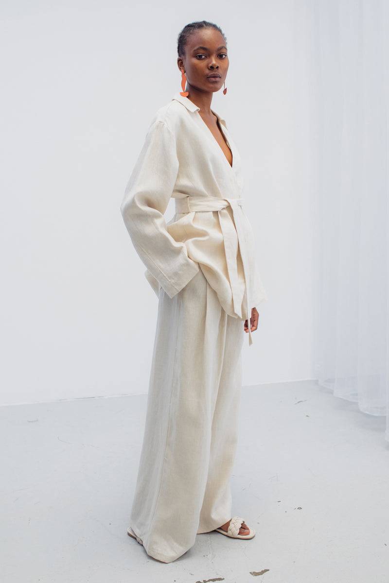 Mykke Hofmann Leinenjacke Lotta